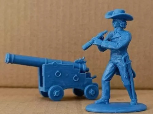 EXPEDITIONARY FORCE 54 AMR 09-G WAR OF 1812 PIRATES  WITH NAVAL GUNS (BLUE)