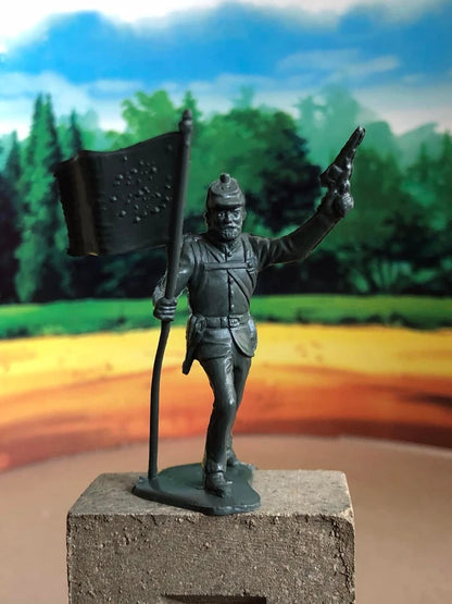 MARX TOYS RECAST 54 MM U.S. CIVIL WAR UNION SOLDIERS REISSUE-16 FIGURES