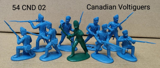 EXPEDITIONARY FORCE 54 CND 02 WAR OF 1812 CANADIAN VOLTIGUERS (BLUE)