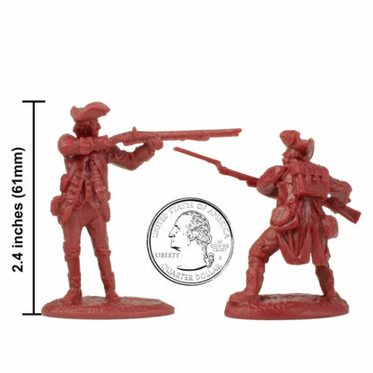 LOD Enterprises Plastic Figure Set LOD010 Amer. Revolution British Regular Army