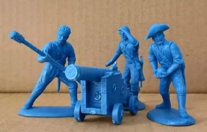 EXPEDITIONARY FORCE 54 AMR 09-G WAR OF 1812 PIRATES  WITH NAVAL GUNS (BLUE)