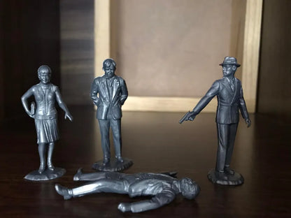 MARX TOYS RECAST 54 MM UNTOUCHABLES-16 FIGURES