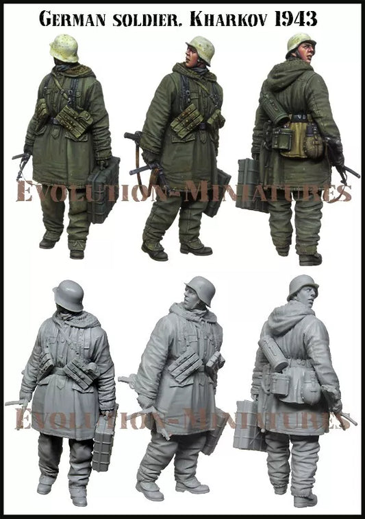 EVOLUTION MINIATURES 1:35 EM-35206 WWII GERMAN SOLDIER, KHARKOV 1943 (1 FIGURE)