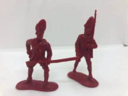 LOD Enterprises Plastic Figure Set LOD032 FRENCH & INDIAN WAR BRITISH TROOPS