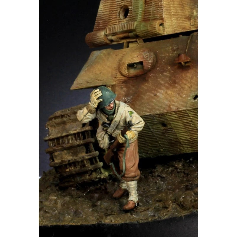 PARACEL MINIATURES WWII SERIES SET WW35-021 US GI CPT UPHAM-KEEP YOUR HEAD DOWN