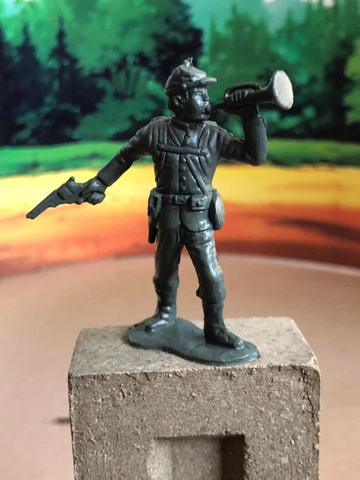 MARX TOYS RECAST 54 MM U.S. CIVIL WAR UNION SOLDIERS REISSUE-16 FIGURES