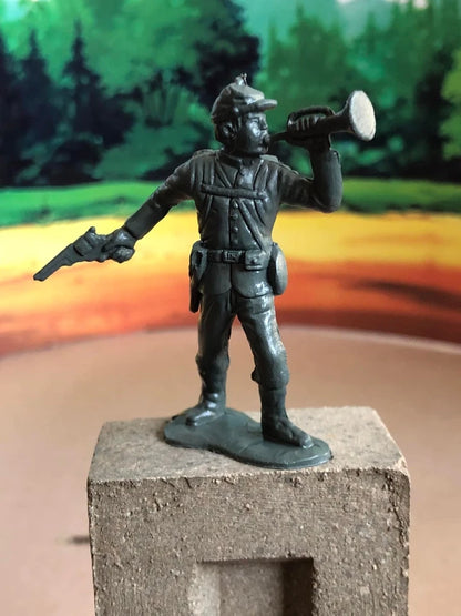 MARX TOYS RECAST 54 MM U.S. CIVIL WAR UNION SOLDIERS REISSUE-16 FIGURES