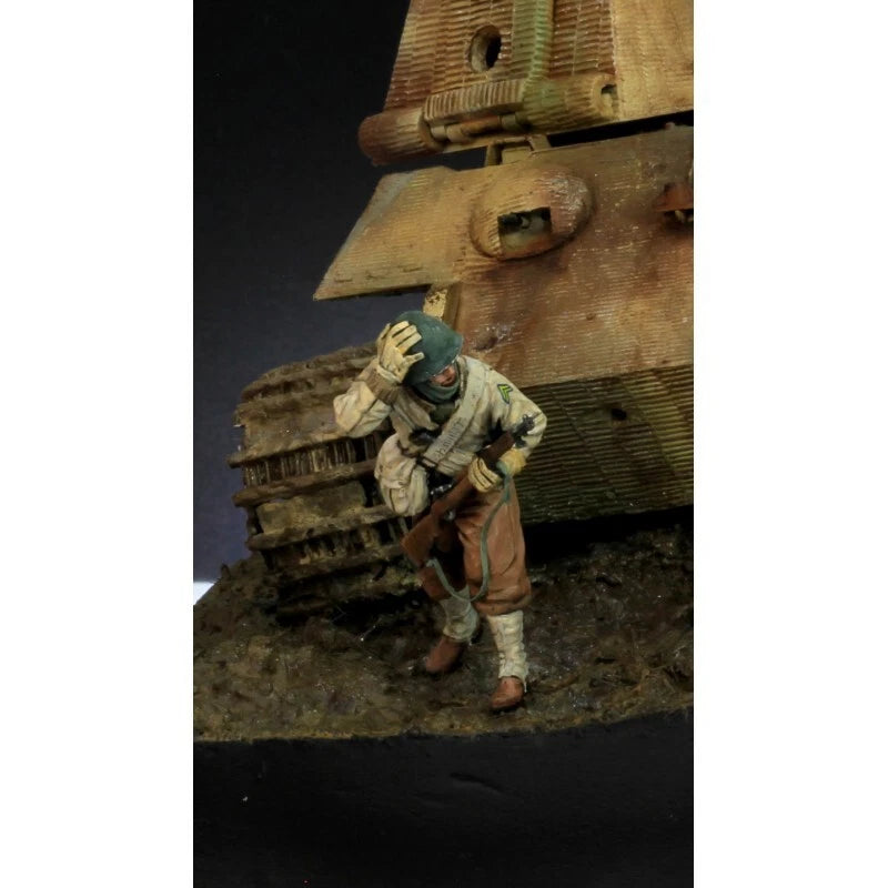 PARACEL MINIATURES WWII SERIES SET WW35-021 US GI CPT UPHAM-KEEP YOUR HEAD DOWN