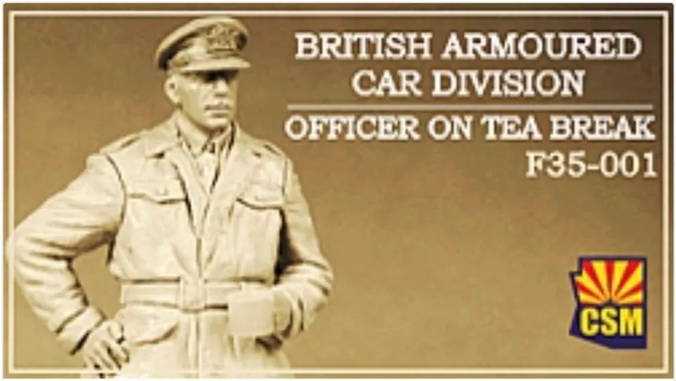 COPPER STATE MODELS CSM F35-001 WWI BRITISH ARMOURED CAR DIVISION OFFICER