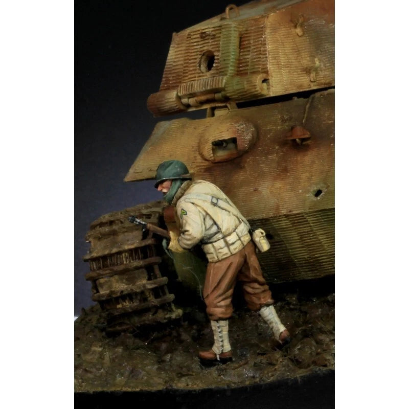 PARACEL MINIATURES WWII SERIES SET WW35-021 US GI CPT UPHAM-KEEP YOUR HEAD DOWN