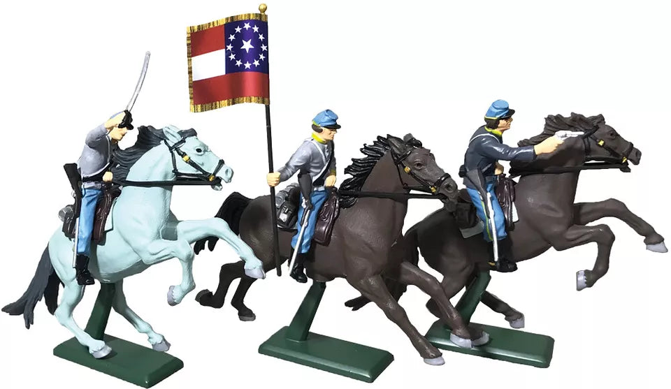 W. BRITAINS TOY SOLDIERS 52004 CONFEDERATE CAVALRY SET NO.1