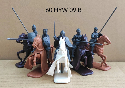 EXPEDITIONARY FORCE 60 HYW 09 B MEDIEVAL ENGLISH MOUNTED SERGEANTS IN CHAINMAIL