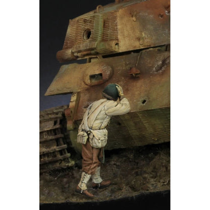 PARACEL MINIATURES WWII SERIES SET WW35-021 US GI CPT UPHAM-KEEP YOUR HEAD DOWN