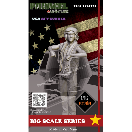 PARACEL MINIATURES VIET NAM BIG SCALE SERIES BS 1609 1:16 US AFV GUNNER