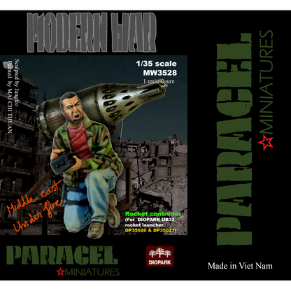 PARACEL MINIATURES 1:35 MODERN WAR SERIES MW3528 UB32 ROCKET CONTROLLER 1 FIGURE