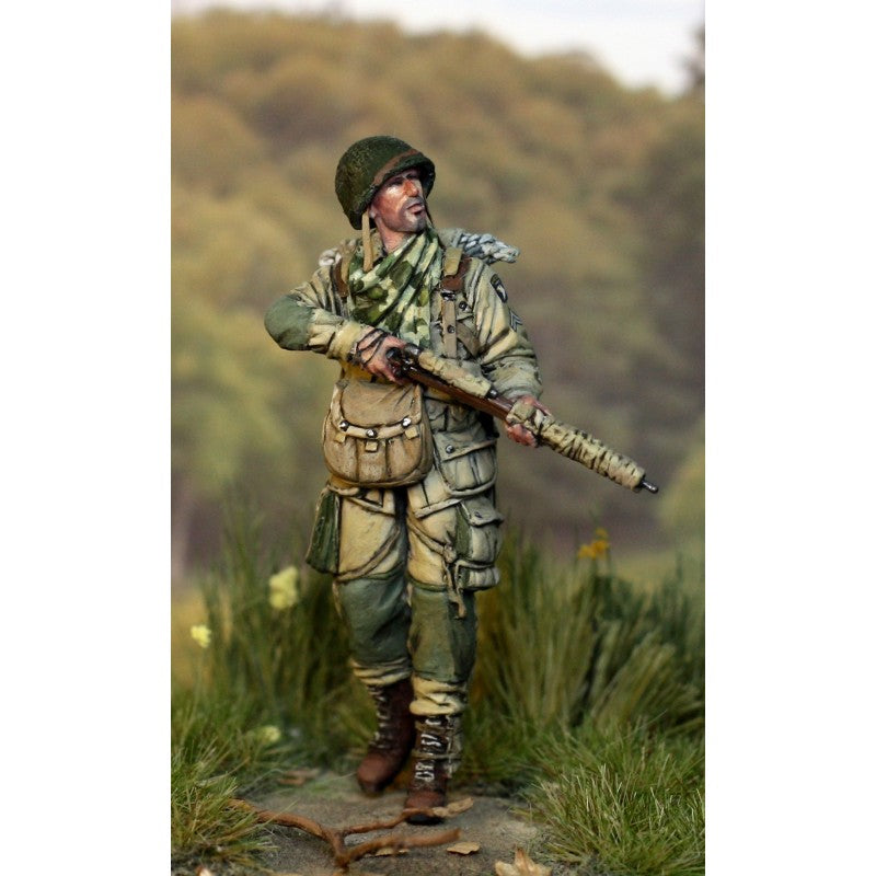 PARACEL MINIATURES WWII SERIES SET WW35-004 US AIR BORNE PVT JASON (SNIPER)