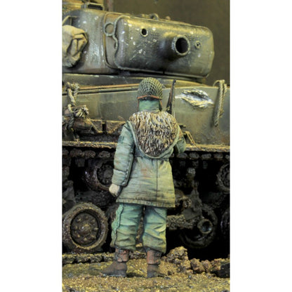 PARACEL MINIATURES WWII SERIES SET WW35-016 US GI CAPTAIN WAGGONER (1 FIGURE)