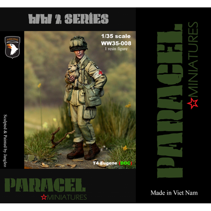 PARACEL MINIATURES 1:35 WWII SERIES SET WW35-008 US AIR BORNE T4 EUGENE "DOC"
