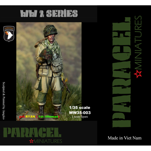 PARACEL MINIATURES 1:35 WWII SERIES SET WW35-003 US AIRBORNE RYAN