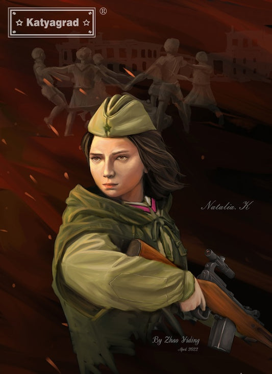 KATYAGRAD MINIATURES 1:35 KG35026 RED ARMY SNIPER "NATASHA" STALINGRAD, 1942
