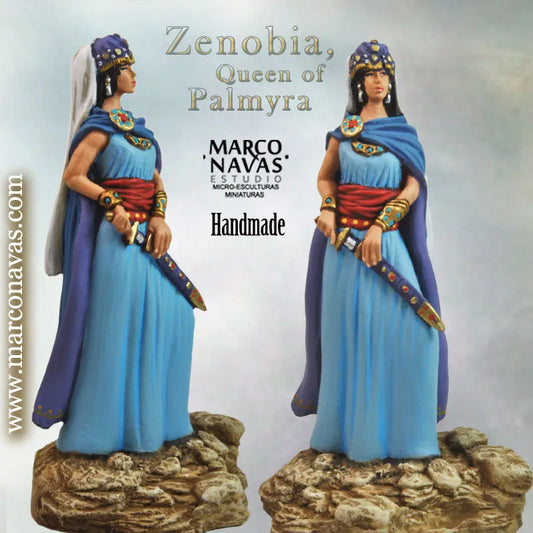 MARCO NAVAS STUDIO LIMITED EDITION HAND PAINTED QUEEN ZENOBIA OF PALMIRA