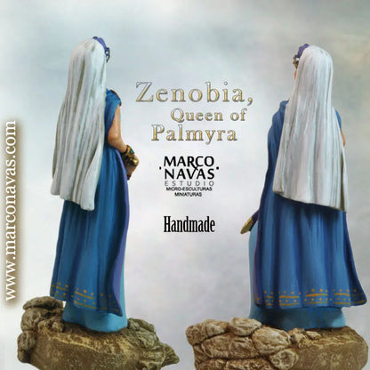 MARCO NAVAS STUDIO LIMITED EDITION HAND PAINTED QUEEN ZENOBIA OF PALMIRA