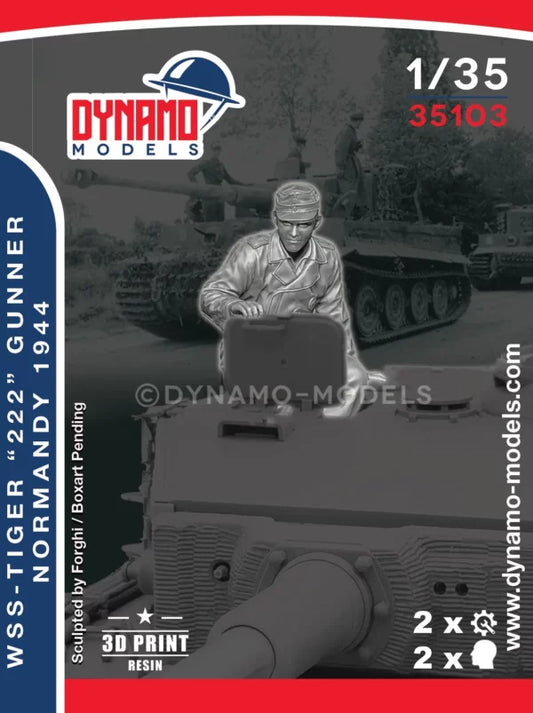 DYNAMO MODEL 35103 WWII GERMAN TIGER "222" CREW NO. 2  NORMANDY, 1944 (1 FIGURE)