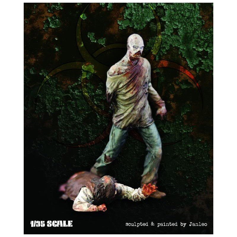 PARACEL MINIATURES 1:35 APOCALYPSE SERIES JAN0101  ZOMBIE 04 (2 FIGURES)